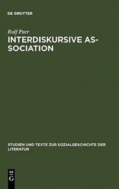 Interdiskursive As-Sociation (English, Rolf Parr)