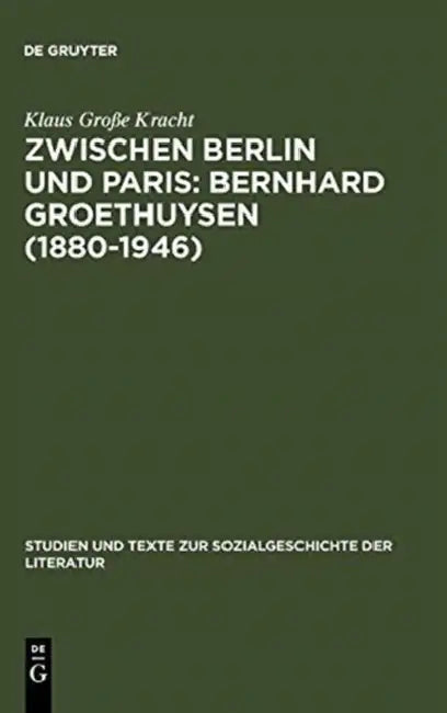 Zwischen Berlin und Paris (English, Klaus Große Kracht)