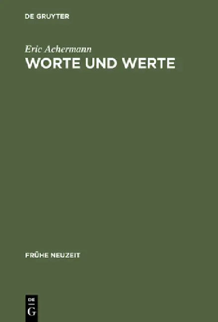 Worte und Werte (English, Eric Achermann)
