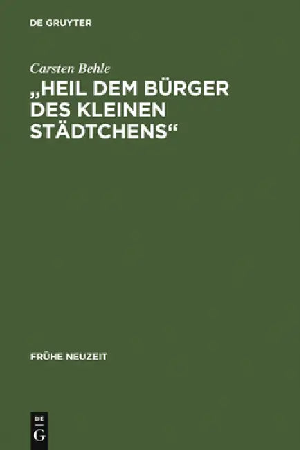 "Heil dem Bürger des kleinen Städtchens" (English, Carsten Behle)