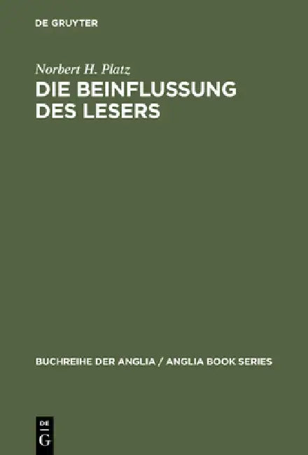 Die Beinflussung des Lesers (English, Norbert H. Platz)