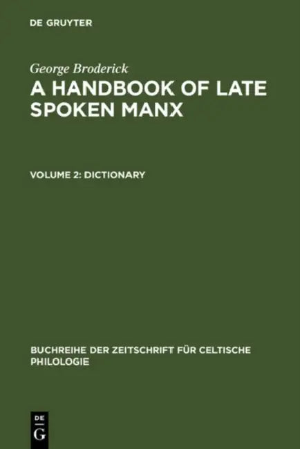Dictionary (English, George Broderick)