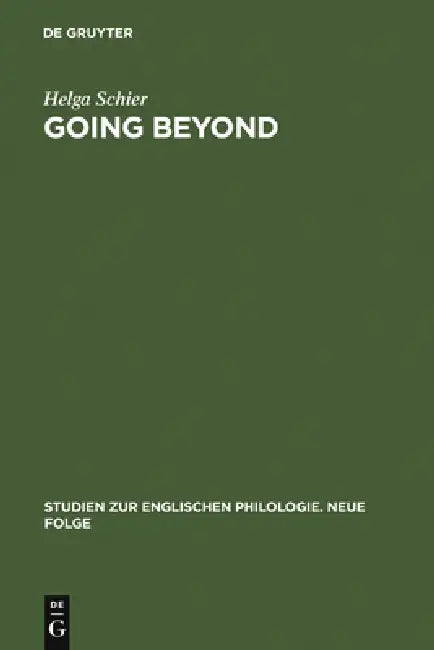 Going Beyond (English, Helga Schier)