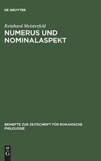 Numerus und Nominalaspekt (English, Reinhard Meisterfeld)