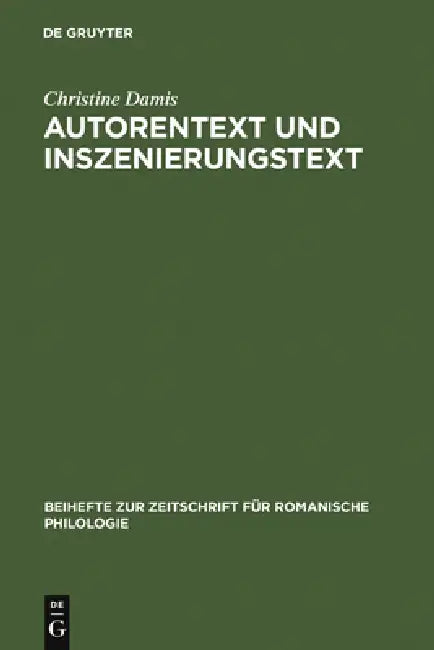 Autorentext und Inszenierungstext (English, Christine Damis)