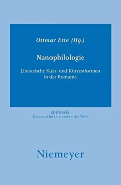 Nanophilologie (English, Ottmar Ette)