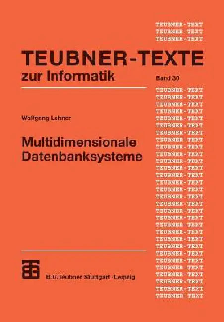 Multidimensionale Datenbanksysteme (English, Wolfgang Lehner)