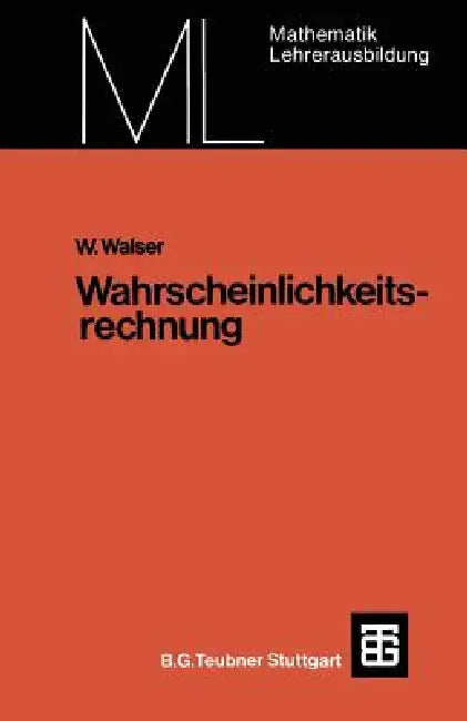 Wahrscheinlichkeitsrechnung (English, Willi Walser)