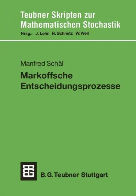 Markoffsche Entscheidungsprozesse (English, Manfred Schäl)