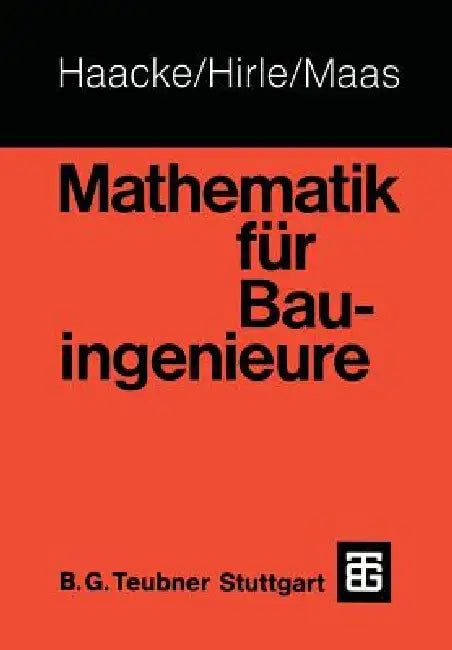 Mathematik Für Bauingenieure (English, Manfred Hirle | Otto Maas | Wolfhart Haacke)