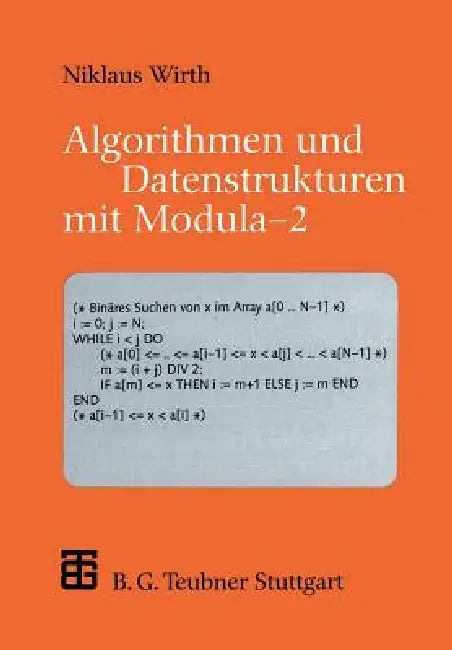Algorithmen Und Datenstrukturen Mit Modula -- 2 (English, Niklaus Wirth)