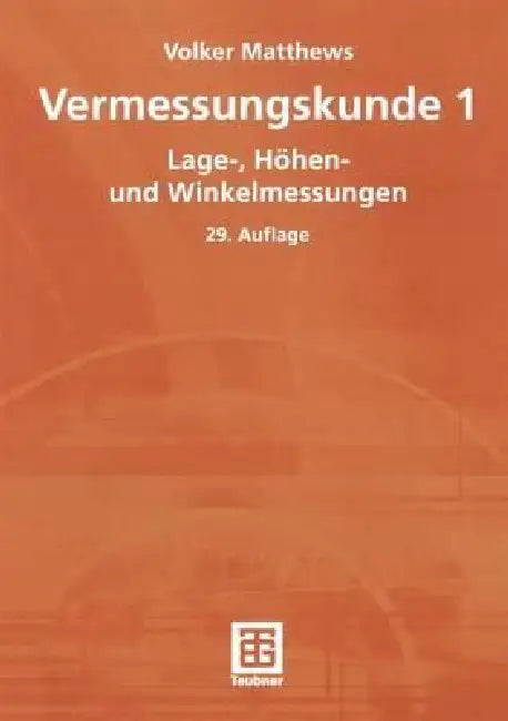 Vermessungskunde 1 (English, Volker Matthews)