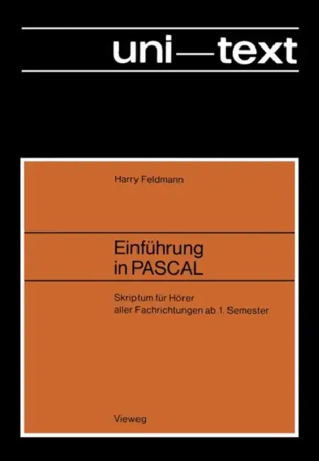 Einführung in Pascal (English, Harry Feldmann)