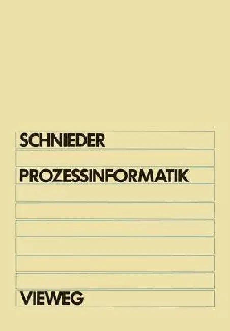 Prozeßinformatik (English, Eckehard Schnieder)