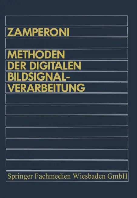 Methoden Der Digitalen Bildsignalverarbeitung (English, Piero Zamperoni)