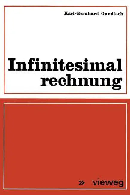 Infinitesimalrechnung (English, Karl-Bernhard Gundlach)
