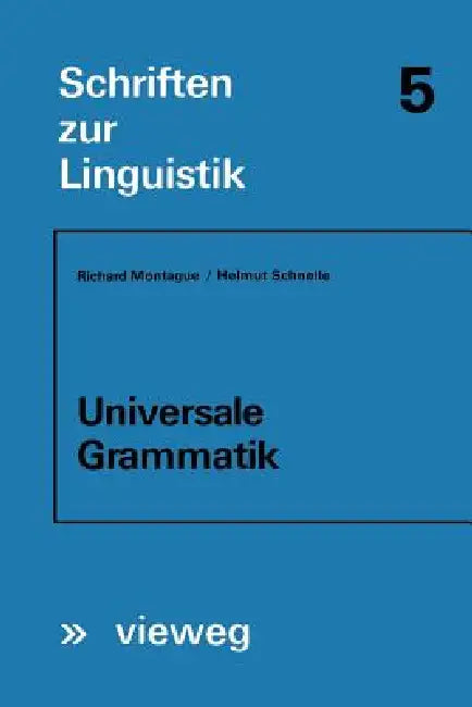 Universale Grammatik (English, Richard Montague)