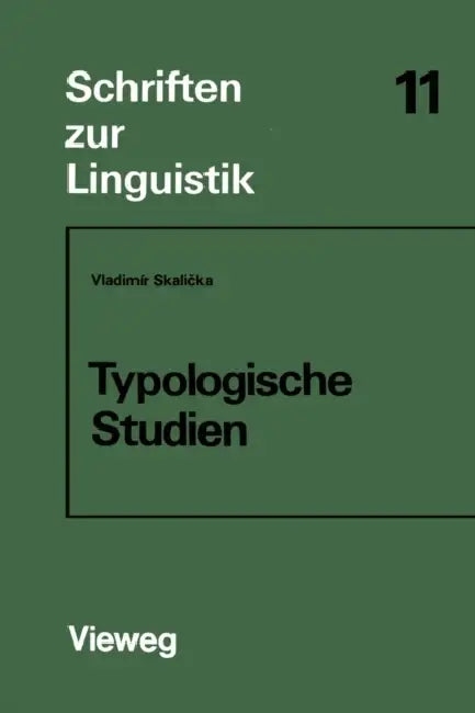 Typologische Studien (English, Vladimír Skalička)