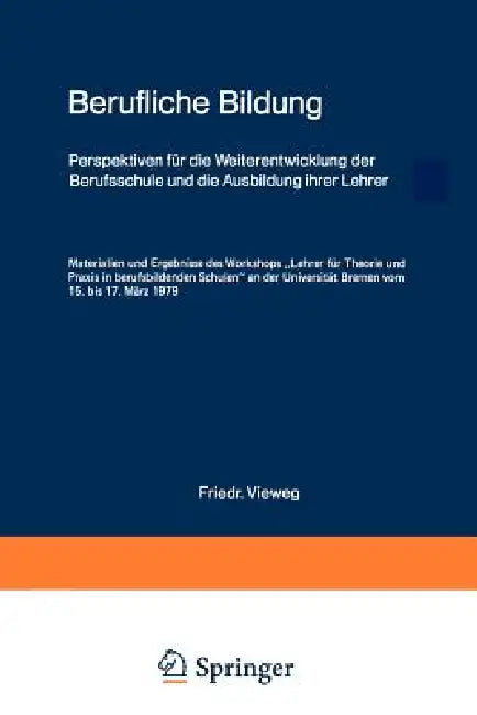 Berufliche Bildung (English, Felix Rauner | Gottfried Adolph)
