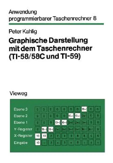 Graphische Darstellung Mit Dem Taschenrechner (English, Peter Kahlig)