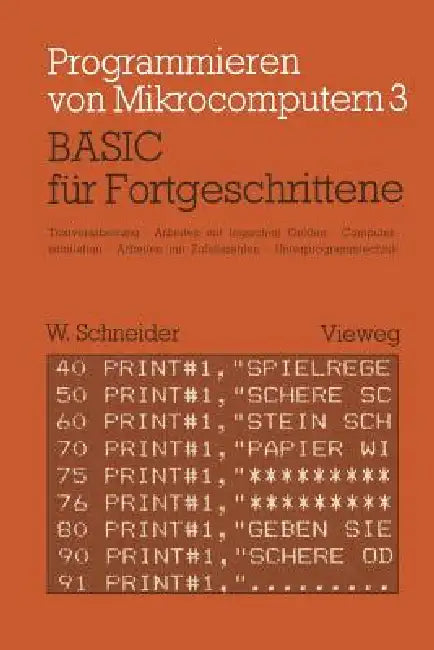 Basic Für Fortgeschrittene (English, Wolfgang Schneider)