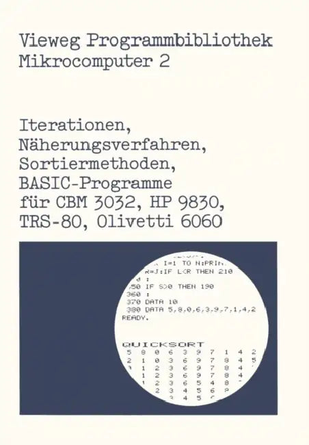 Iterationen, Näherungsverfahren, Sortiermethoden (English, Harald Schumny)