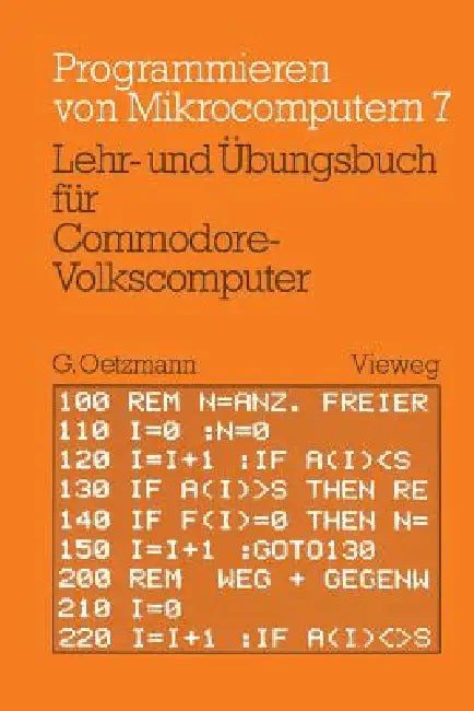 Lehr- Und Übungsbuch Für Commodore-Volkscomputer (English, Gerhard Oetzmann)