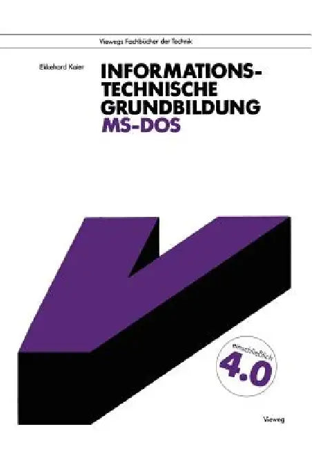 Informationstechnische Grundbildung Ms-DOS (English, Ekkehard Kaier)