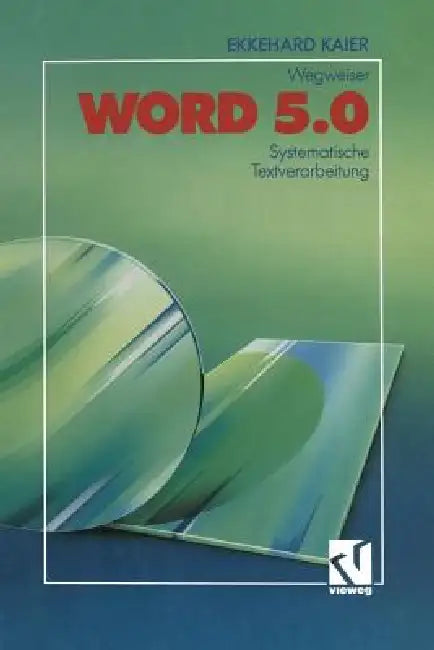 Word 5.0-Wegweiser (English, Ekkehard Kaier)