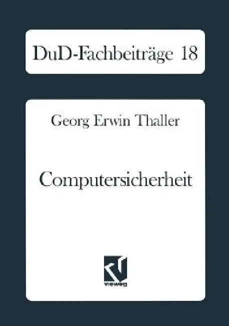 Computersicherheit (English, Georg Erwin Thaller)
