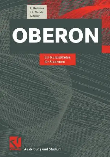 Oberon (English, B. Marincek | J. L. Marais | E. Zeller)