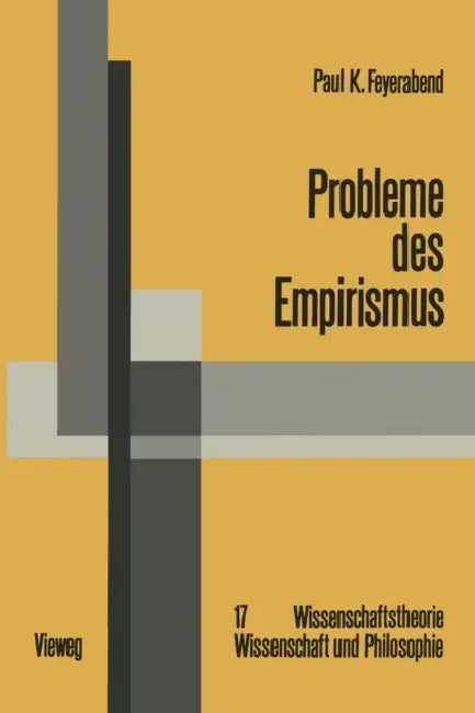 Probleme Des Empirismus (English, Paul Feyerabend)