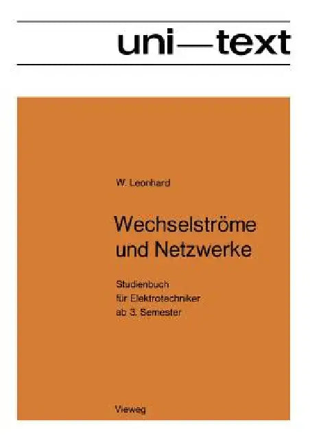Wechselströme Und Netzwerke (English, Werner Leonhard)