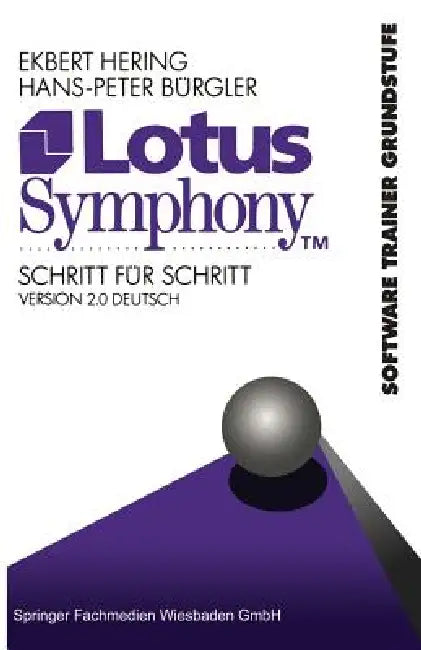 Lotus Symphony Schritt Für Schritt (English, Ekbert Hering | Hans-Peter Bürgler)