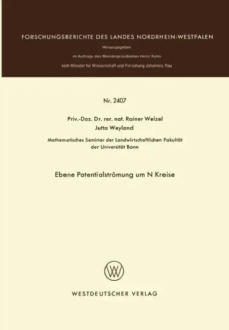 Ebene Potentialströmung um N Kreise (English, Rainer Weizel)