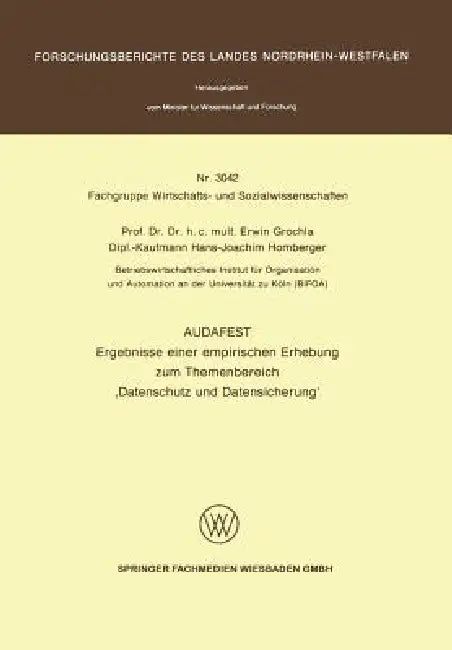 Audafest (English, Erwin Grochla)