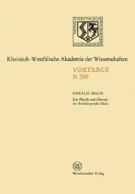 Natur-, Ingenieur- Und Wirtschaftswissenschaften (English, Harald Ibach)