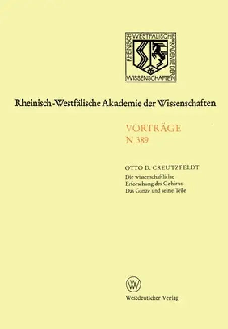 Die wissenschaftliche Erforschung des Gehirns (English, Otto Creutzfeldt)