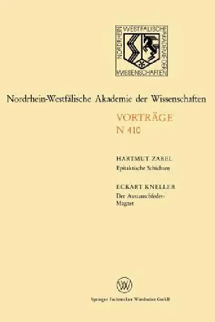 Epitaktische Schichten (English, Hartmut Zabel)