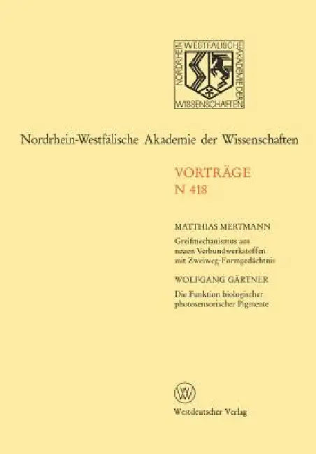 Nordrhein-Westfälische Akademie Der Wissenschaften (English, Matthias Mertmann)