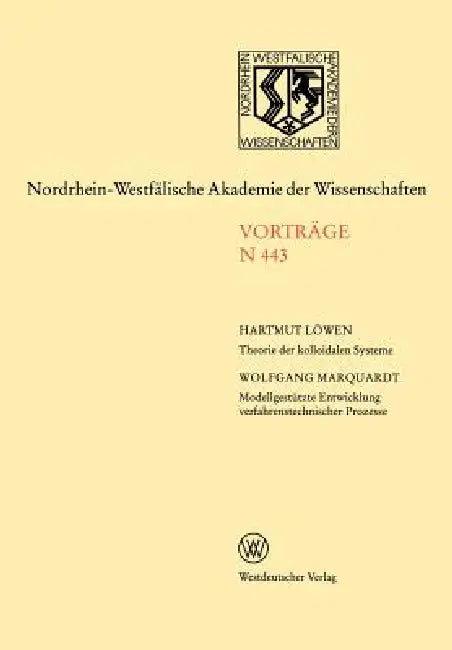 Nordrhein-Westfälische Akademie Der Wissenschaften (English, Wolfgang Marquardt)