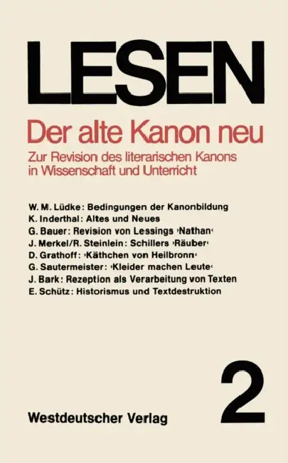 Der Alte Kanon Neu (English, Walter Raitz | Erhard Schütz)