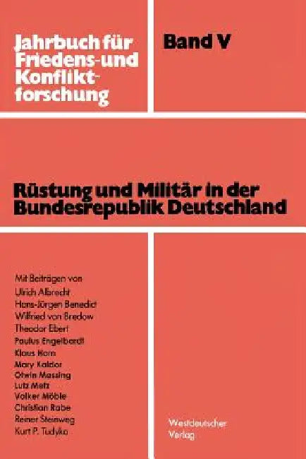 Rüstung Und Militär in Der Bundesrepublik Deutschland (English, Ulrich Albrecht)
