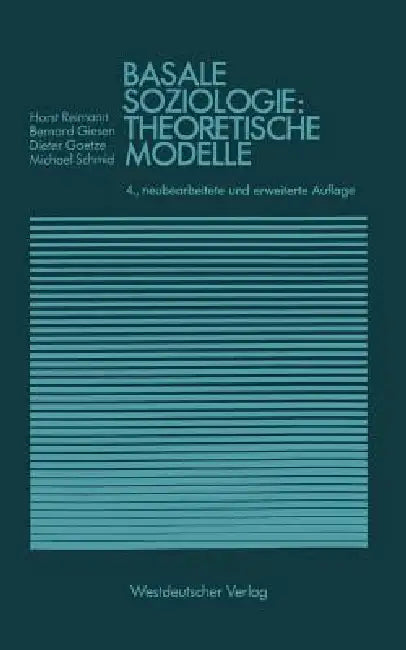 Basale Soziologie (English, Horst Reimann | Bernhard Giesen | Dieter Goetze)