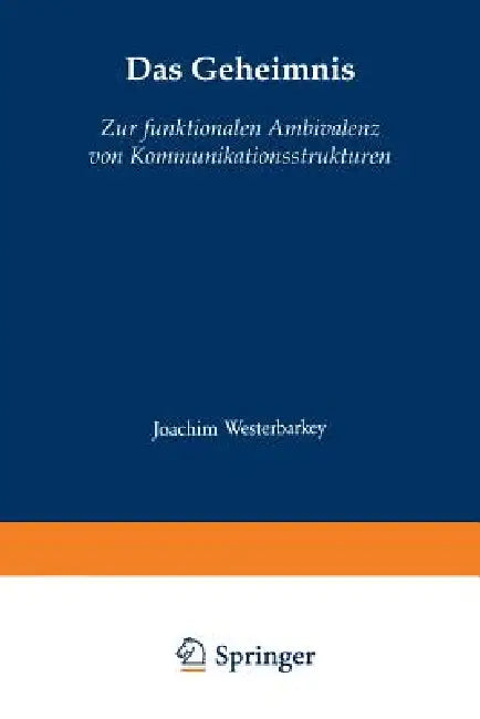 Das Geheimnis (English, Joachim Westerbarkey)
