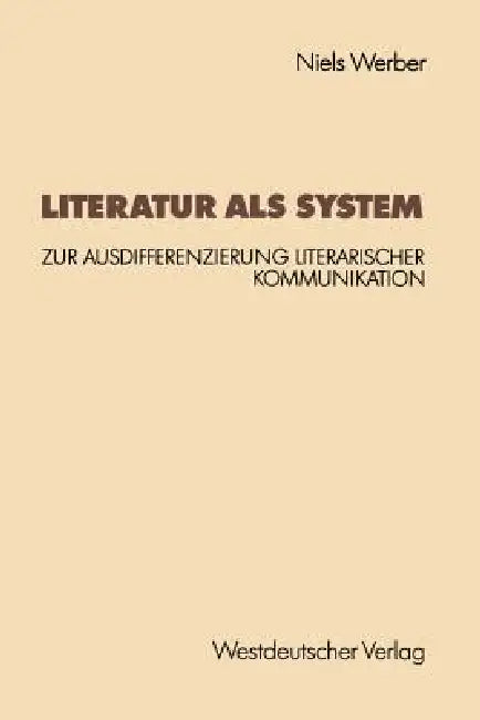 Literatur ALS System (English, Niels Werber)