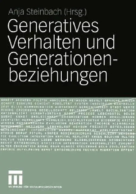 Generatives Verhalten Und Generationenbeziehungen (English, Anja Steinbach)