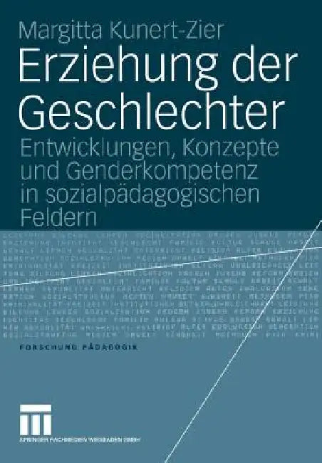 Erziehung Der Geschlechter (English, Margitta Kunert-Zier)