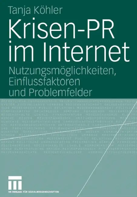 Krisen-PR Im Internet (English, Tanja Köhler)