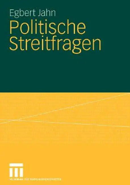 Politische Streitfragen (English, Egbert Jahn)